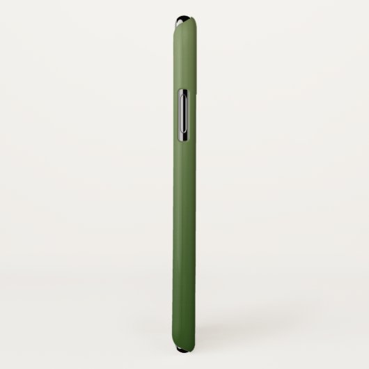 Gepersonaliseerde groene ombre Case-Mate iPhone case (Achterkant / rechts)