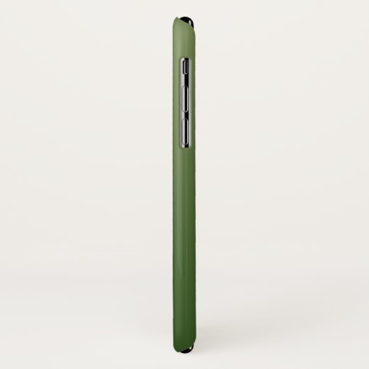 Gepersonaliseerde groene ombre Case-Mate iPhone case (Achterkant/links)