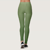 Gepersonaliseerde groene ombre leggings (Achterkant)