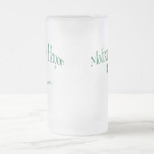 Gepersonaliseerde groene Shamrock MOH Beer Stein Matglas Bierpul (Center)