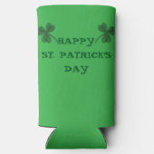 Gepersonaliseerde groene St. Patrick's Day Cooler (Achterkant)