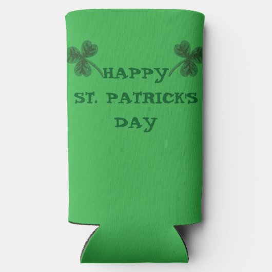 Gepersonaliseerde groene St. Patrick's Day Cooler (Achterkant)