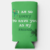 Gepersonaliseerde groene St. Patrick's Day Cooler (Voorkant)