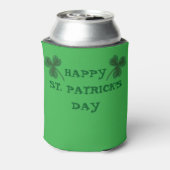 Gepersonaliseerde groene St. Patrick's Day Cooler (Blikje Achterkant)