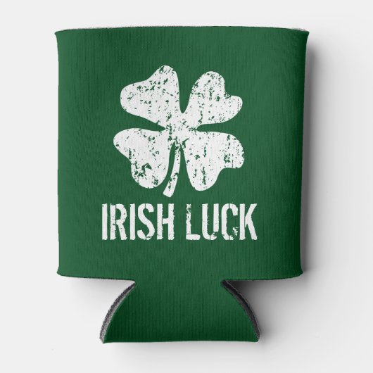 Gepersonaliseerde groene St Patricks Day koelbox Blikjeskoeler (Voorkant)