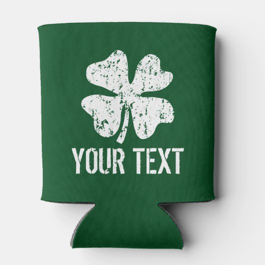 Gepersonaliseerde groene St Patricks Day koelbox Blikjeskoeler (Achterkant)