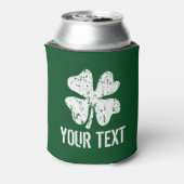 Gepersonaliseerde groene St Patricks Day koelbox Blikjeskoeler (Blikje Achterkant)