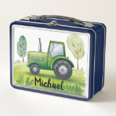 Gepersonaliseerde Groene Tractor Boerderij Waterve (Voorkant)