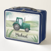 Gepersonaliseerde Groene Tractor Boerderij Waterve (Voorkant)