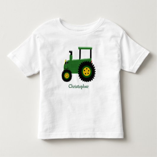 Gepersonaliseerde groene trekker kinder shirts (Voorkant)