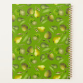 Gepersonaliseerde groene vruchten planner (Achterkant)