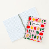 Gepersonaliseerde groenten Notitieboek (Binnen)