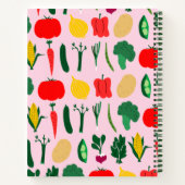 Gepersonaliseerde groenten Notitieboek (Achterkant)