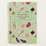gepersonaliseerde groentetuin planner<br><div class="desc">Het patroon van de flessengroenten van de witte waterverf klaar om zich te personaliseren. Plan uw groentetuin voor het jaar of maak ook een groot geschenk voor een boer.</div>