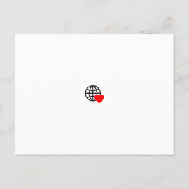 Gepersonaliseerde groeten verzenden uitnodiging briefkaart