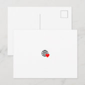 Gepersonaliseerde groeten verzenden uitnodiging briefkaart (Voorkant / Achterkant)