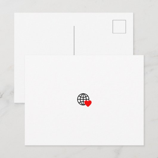 Gepersonaliseerde groeten verzenden uitnodiging briefkaart (Voorkant / Achterkant)