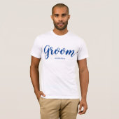 Gepersonaliseerde Groom T-Shirt (Voorkant volledig)