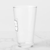 Gepersonaliseerde Groomsman Bowtie Wedding Party G Glas (Links)