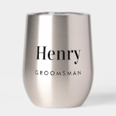 Gepersonaliseerde Groomsman Bruiloft (Achterkant)