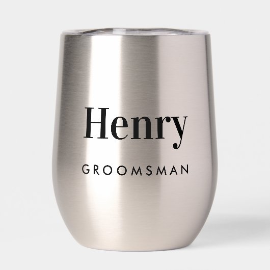 Gepersonaliseerde Groomsman Bruiloft (Achterkant)