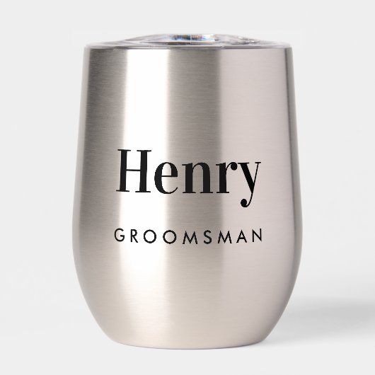 Gepersonaliseerde Groomsman Bruiloft (Voorkant)
