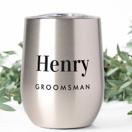 Gepersonaliseerde Groomsman Bruiloft