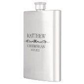 GEPERSONALISEERDE GROOMSMAN GIFT FLACON (Links)
