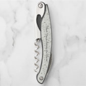 Gepersonaliseerde Groomsman Gift Kurkentrekker (Voorkant)