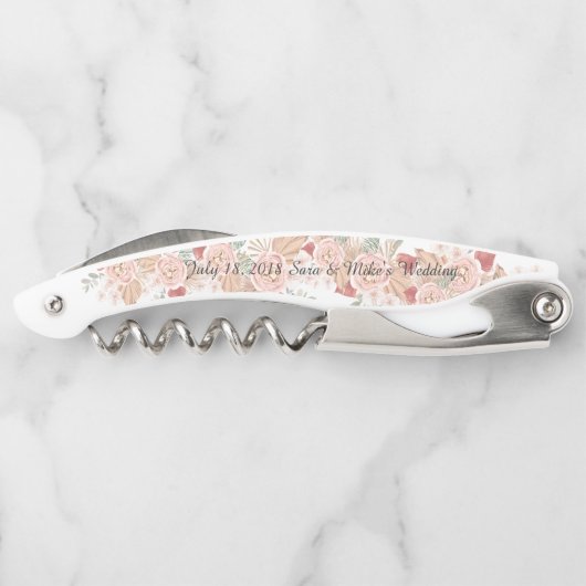 Gepersonaliseerde Groomsman Gift Kurkentrekker (Achterkant)