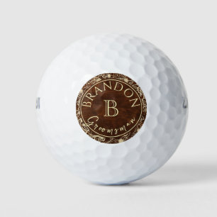 Gepersonaliseerde Groomsman Golfballen