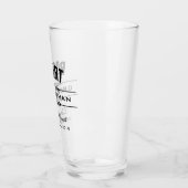 GEPERSONALISEERDE GROOMSMAN HULP BRUIDSPARTIJ TUMB GLAS (Links)