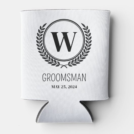 Gepersonaliseerde Groomsman Koelbox Blikjeskoeler (Voorkant)