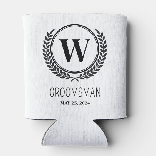 Gepersonaliseerde Groomsman Koelbox Blikjeskoeler (Achterkant)