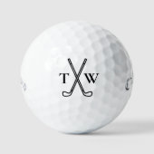 Gepersonaliseerde Groomsman Wedding Party Custom Golfballen (Voorkant)