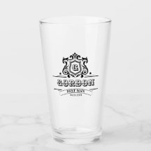 Gepersonaliseerde Groomsmen Bestman Groom Pint Gla