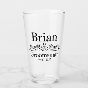 Gepersonaliseerde Groomsmen Geschenken, Custom jui Glas