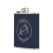 Gepersonaliseerde Groomsmen Gift Flask Heupfles (Links)