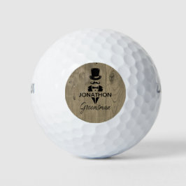 Gepersonaliseerde Groomsmen Golfballen