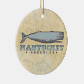 Gepersonaliseerde  groothandel Nantucket MA Kerstm Keramisch Ornament (Rechts)