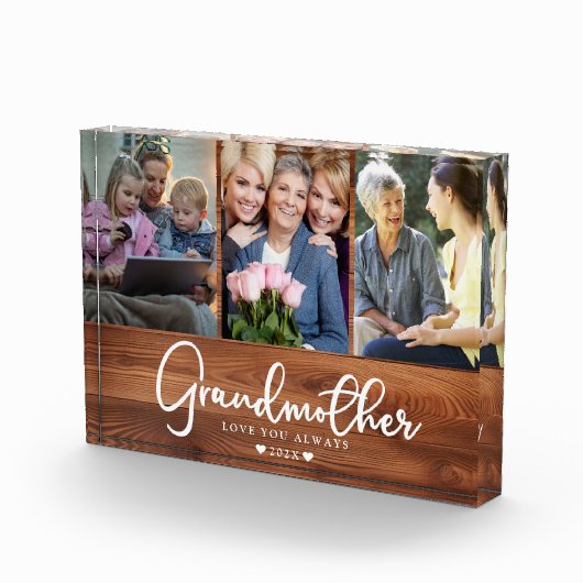 Gepersonaliseerde grootmoeder foto collage (Rechts)