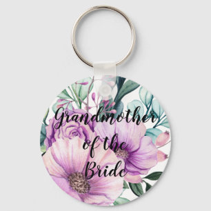 Gepersonaliseerde grootmoeder van de Bride Groom Sleutelhanger