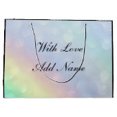 Gepersonaliseerde grootmoeder verjaardag groot cadeauzakje (Achterkant)