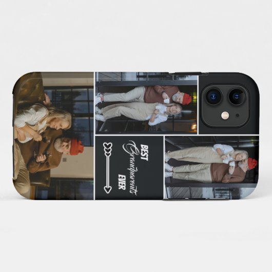 Gepersonaliseerde Grootouders Dag Foto's iPhone Ca Case-Mate iPhone Case (Achterkant (horizontaal))