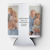Gepersonaliseerde Grootouders Foto & Koelbox Blikjeskoeler (Voorkant)