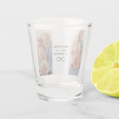 Gepersonaliseerde Grootouders Foto & Tekst Shot Gl Shot Glas (Achterkant)
