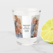 Gepersonaliseerde Grootouders Foto & Tekst Shot Gl Shot Glas (Voorkant)