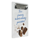 Gepersonaliseerde Grote Dag Inspirerend Mini Klembord (Schuin)