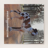 Gepersonaliseerde Grote Dane Puzzle Legpuzzel (Horizontaal)
