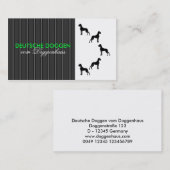 gepersonaliseerde Grote Deen kaarten Visitekaartje (Voorkant / Achterkant)